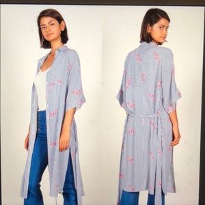 Striped blue and white Shirt/dress